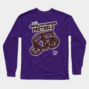 Brodie Bruce's Chocolate Covered Pretzels Long Sleeve T-Shirt